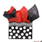 Perfect Match – Polka Dot Black And White Basket Box