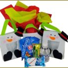 Smiling Snowman Felt Bag